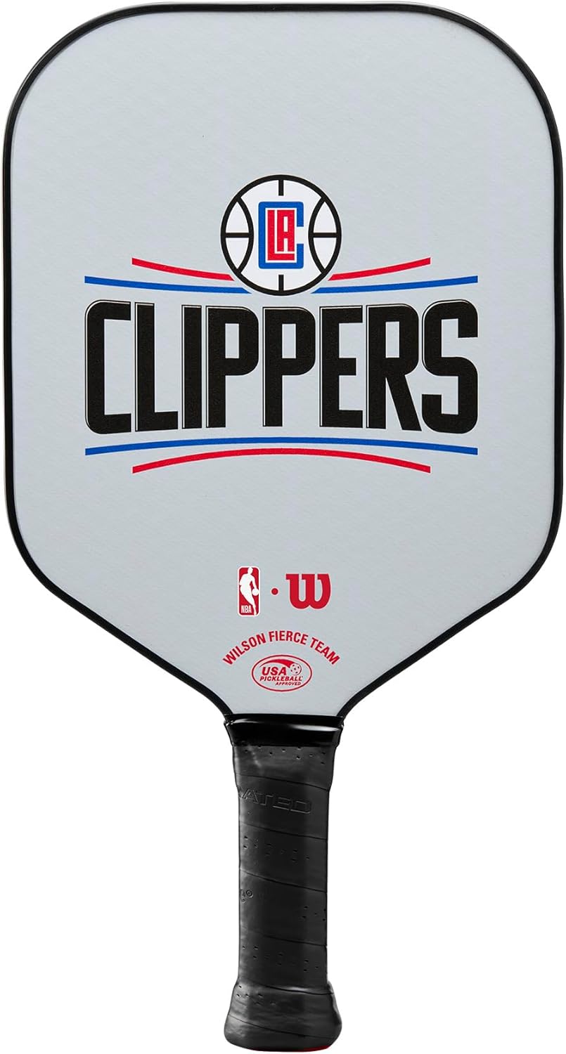 WILSON NBA Collection Fierce Team Pickleball Paddles - Grip Size 2-4 1/4"