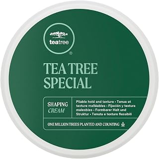 Paul Mitchell Tea Tree Shaping Cream: Matte Finish Hair Styling with Long-Lasting Hold for All Hair Types