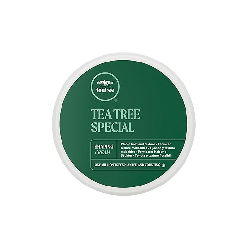 Tea Tree Crema moldeadora crema para peinar el cabello fijación duradera acabado mate para todo tipo de cabello 30 fl onz