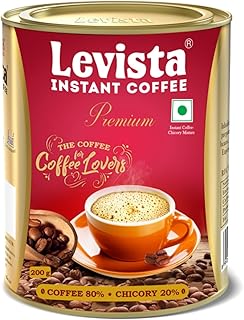 Levista Premium Instant Ground Coffee 200 gm can Price In India