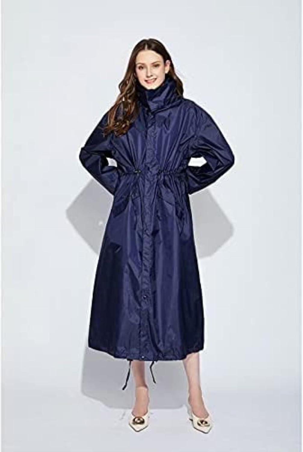 Long Raincoat Women Cloak Waterproof Windproof Light Rain Coat Ponchos Jackets Female