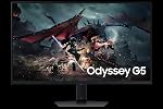 SAMSUNG 27 inch Odyssey G5 QHD IPS Gaming Monitor 180Hz 1ms HDR10 G-Sync Freesync DP - (LS27FG500ENXZA) [Canada Version]