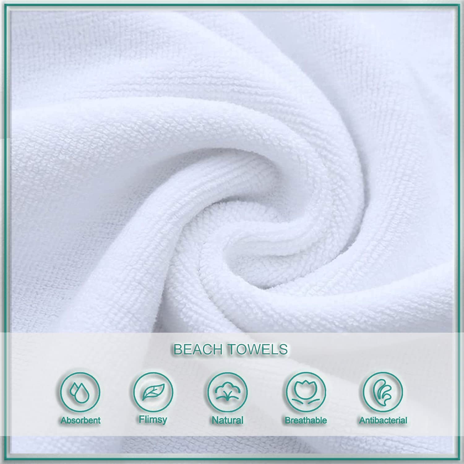 Telo Mare Microfibra 70x140 cm Mucca Dell'Altopiano, Telo da Bagno in