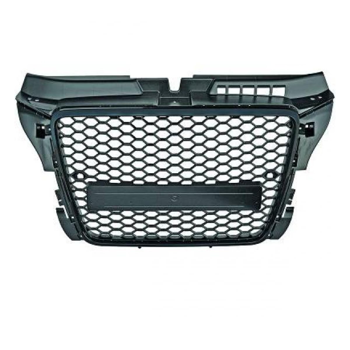 Griglia anteriore a nido d'ape Sport nero lucido compatibile per Audi A3 8P dal 2008 con ricambi auto PDC DM 136869