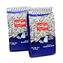 Tadim Sunflower Seeds 6 Oz New Date Extra Salted, Pack of 2