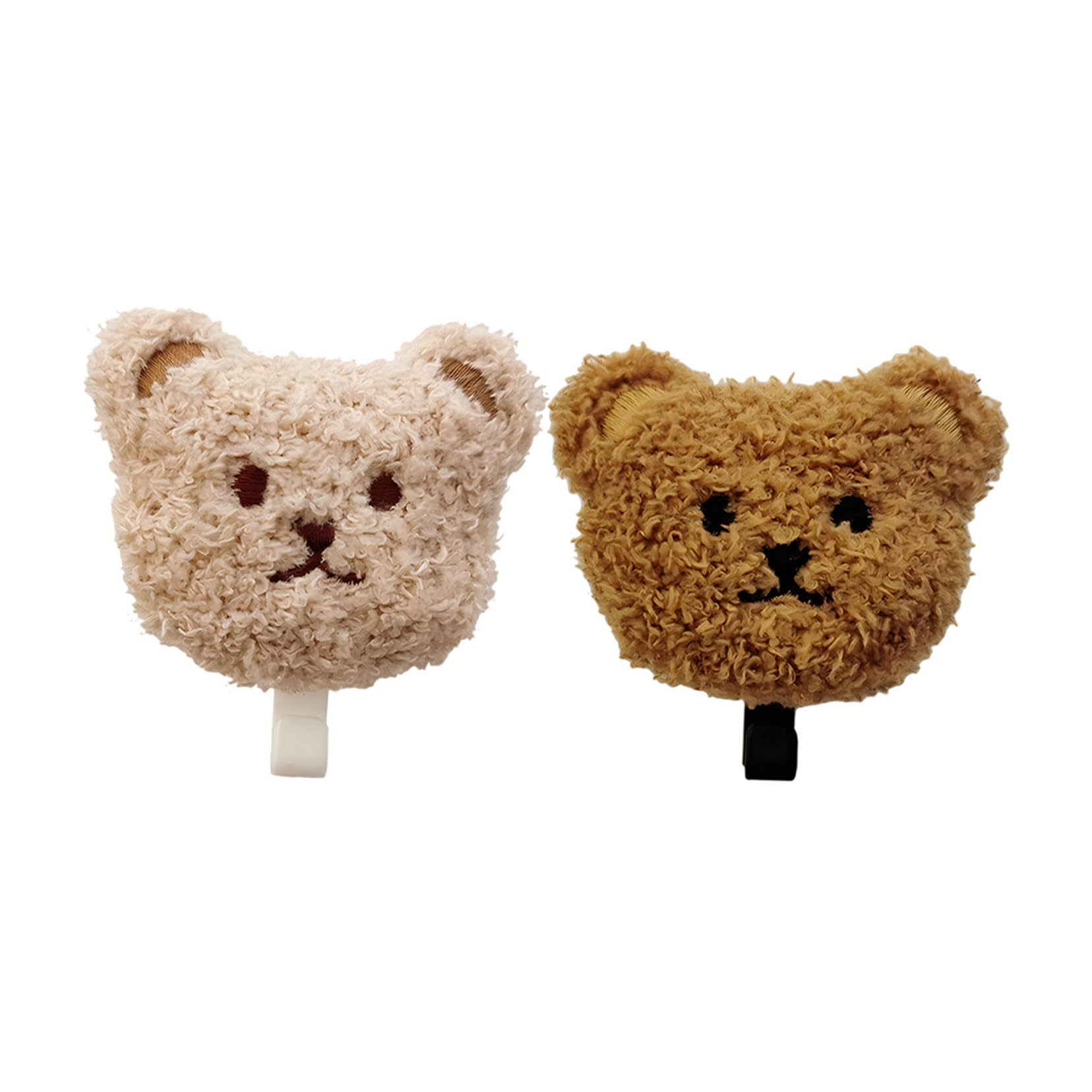 Ganci Adesivi da Parete 2 Pezzi Orsetto in Peluche Ganci Decorativi per Chiavi e Ombrelli Appendiabiti Adesivo senza Fori per Bagno e Cucina Resistenti per Uso Domestico