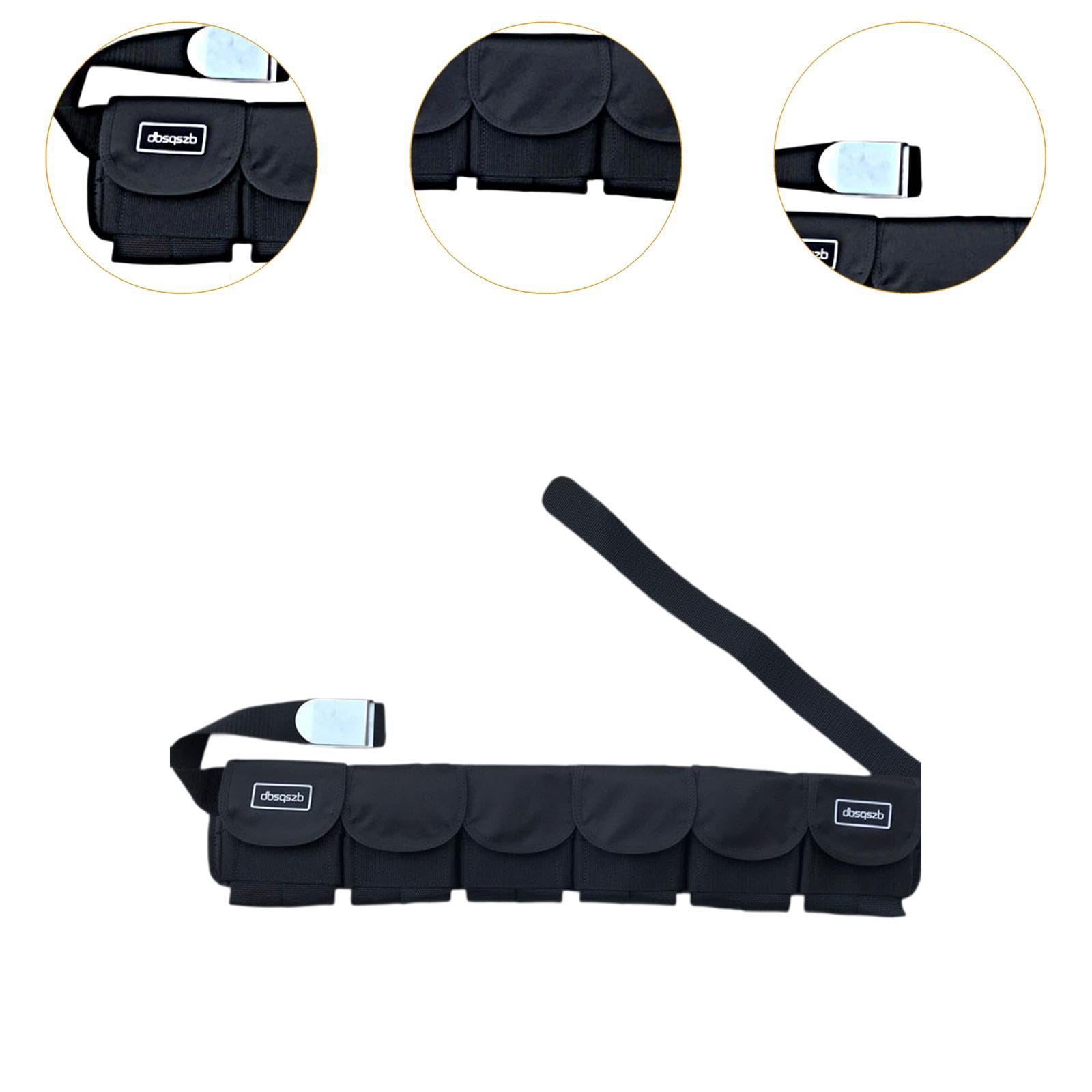 Perfeclan Ceinture de Poids de plongée avec des Poches en Sangle de Poids de Poids