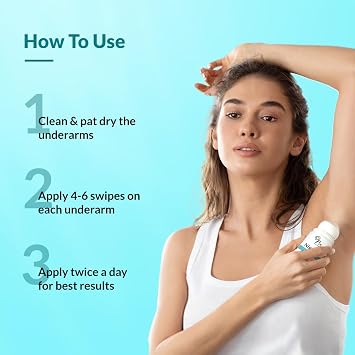Fixderma Nigrifix Underarm Ocean Roll on With 6% AHA, Lactic Acid & 1% Mandelic Acid & Kojic Acid | Brightens Skin & Exfoliates Underarm | For Sensitive Skin - 60ml
