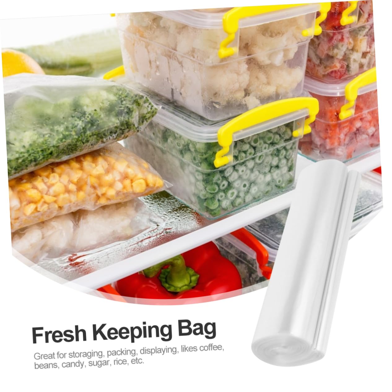 1roll Heat Shrink Film Bags PVC Shrink Wrap for Packaging and Colorless for Soaps Crafts and Storage