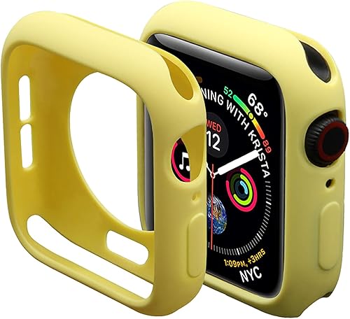 Miniatura 33 de Miimall Funda compatible con Apple Watch de 1.77 pulgadas, funda delgada de poliuretano termoplástico antiarañazos, funda protectora para Apple