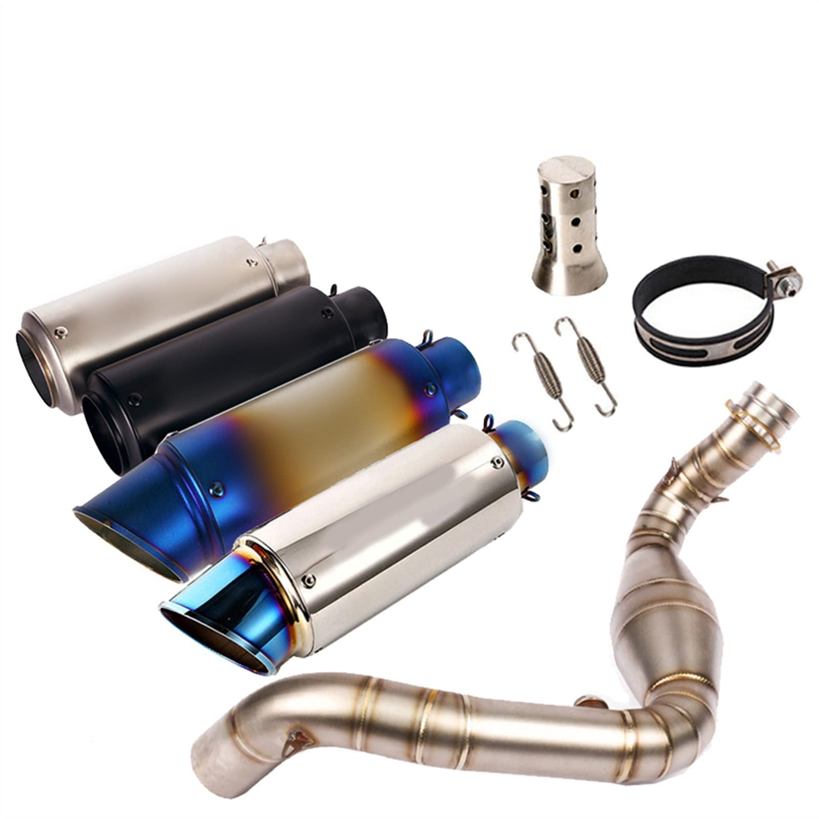 Tuyau Intermédiaire échappement Moto BMW G310R - Acier Inox 304, Compatible Silencieux 51mm