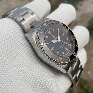 Steeldive SD1954, SUB (no Date), The Vintage, Black, NH35, Sapphire, Lume, 300m Diver, BNIB