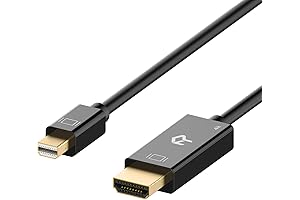 Rankie Mini DisplayPort 15 ft to HDMI Cable