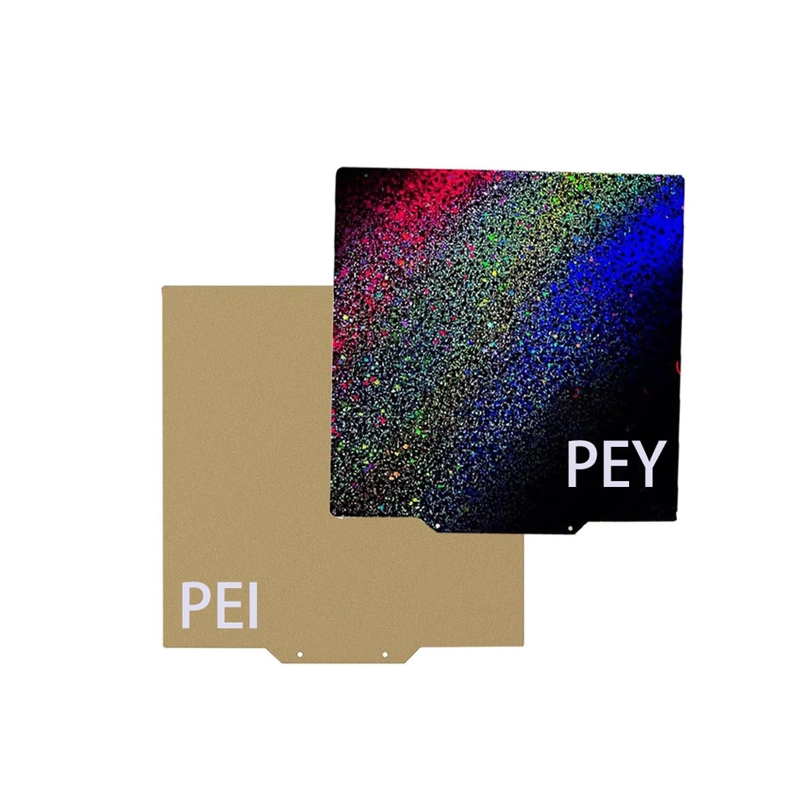 Chameleon PEI Bettfolie 250x250mm, kompatibel mit ENERGETIC | Doppelseitiges Federstahl-Druckbett mit H1H-PEO-Beschichtung für 3D-Drucker-Heizbett(PEI and PEY,No base)