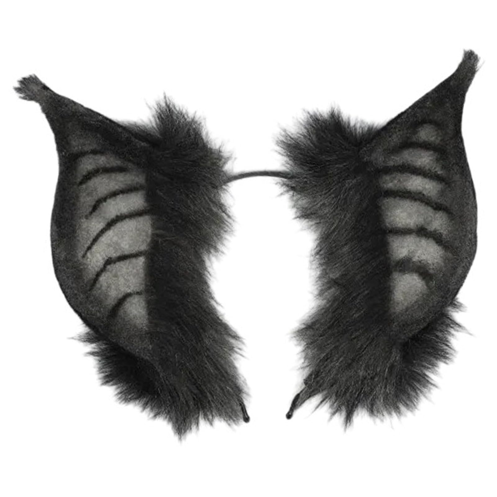 Chapeau de déguisement chauve-souris avec cerceau peluche pour fête - 8