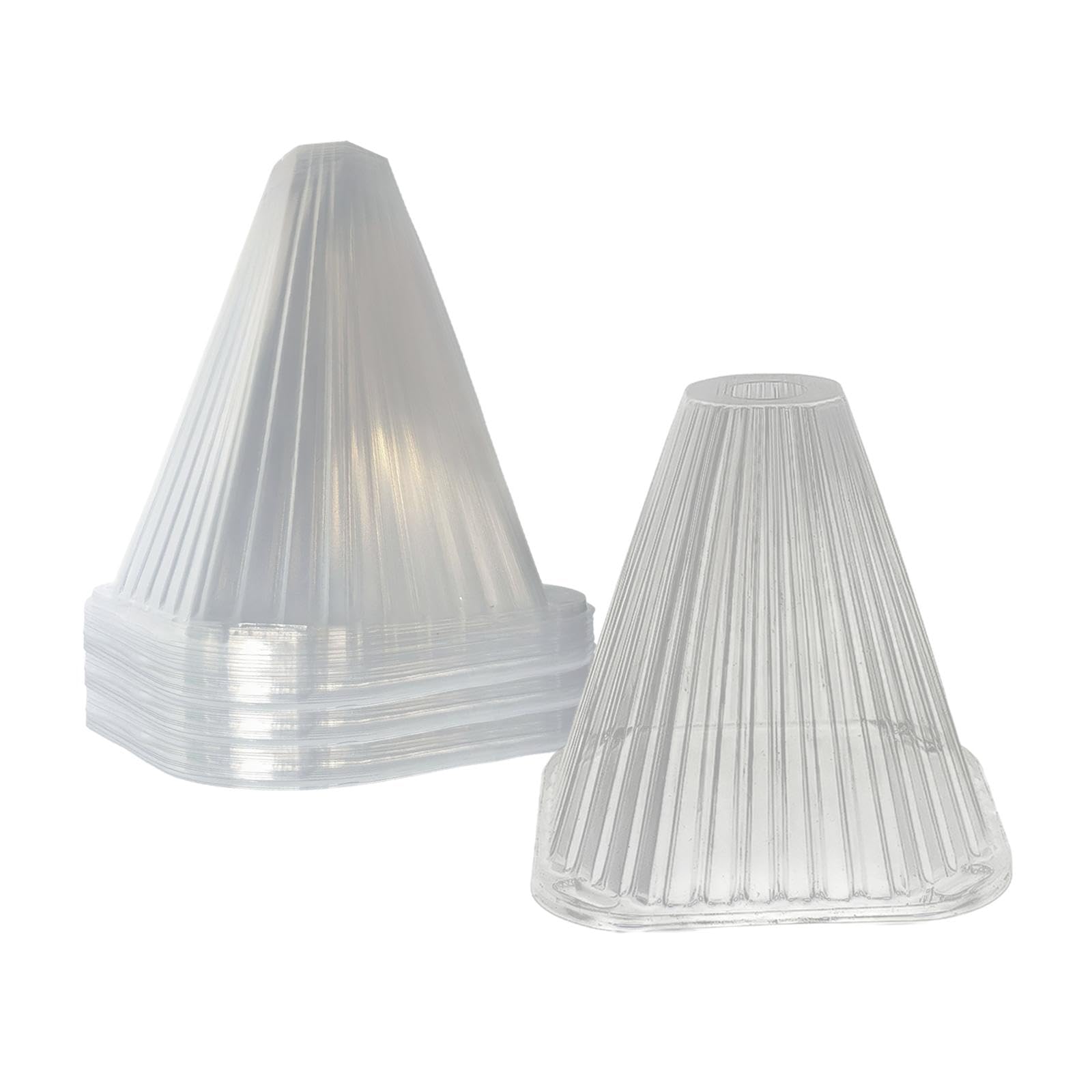CALANDIS™ Garden Cloches for Plants Mini Greenhouse Outdoor Reusable Bell Plant Covers 19cmx18cmx6cm 30pcs | Greenhouses & Cold Frames | Garden Structures & Shade | Yard, Garden & Outdoor Living-image-49