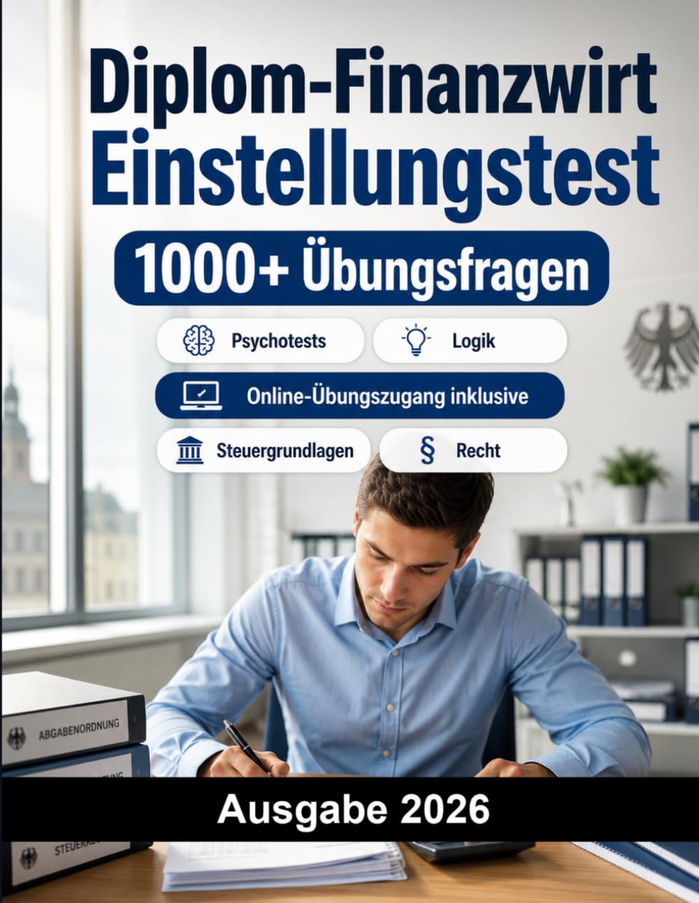 Diplom-Finanzwirt Einstellungstest: Finanzverwaltung gehobener Dienst und duales Studium: Mathe, Deutsch, Wirtschaft, Recht, Steuergrundlagen, Logik, Assessment und Interview