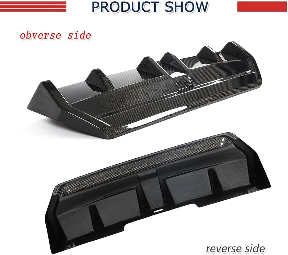 Carbon Fiber G42 Rear Diffuser Lip Spoiler fits for BMW 2 Series G42 M Sport Coupe 220i M240i 2022-2023 Rear Bumper Cover Lower Lip Spoiler Valance Protector Factory Outlet