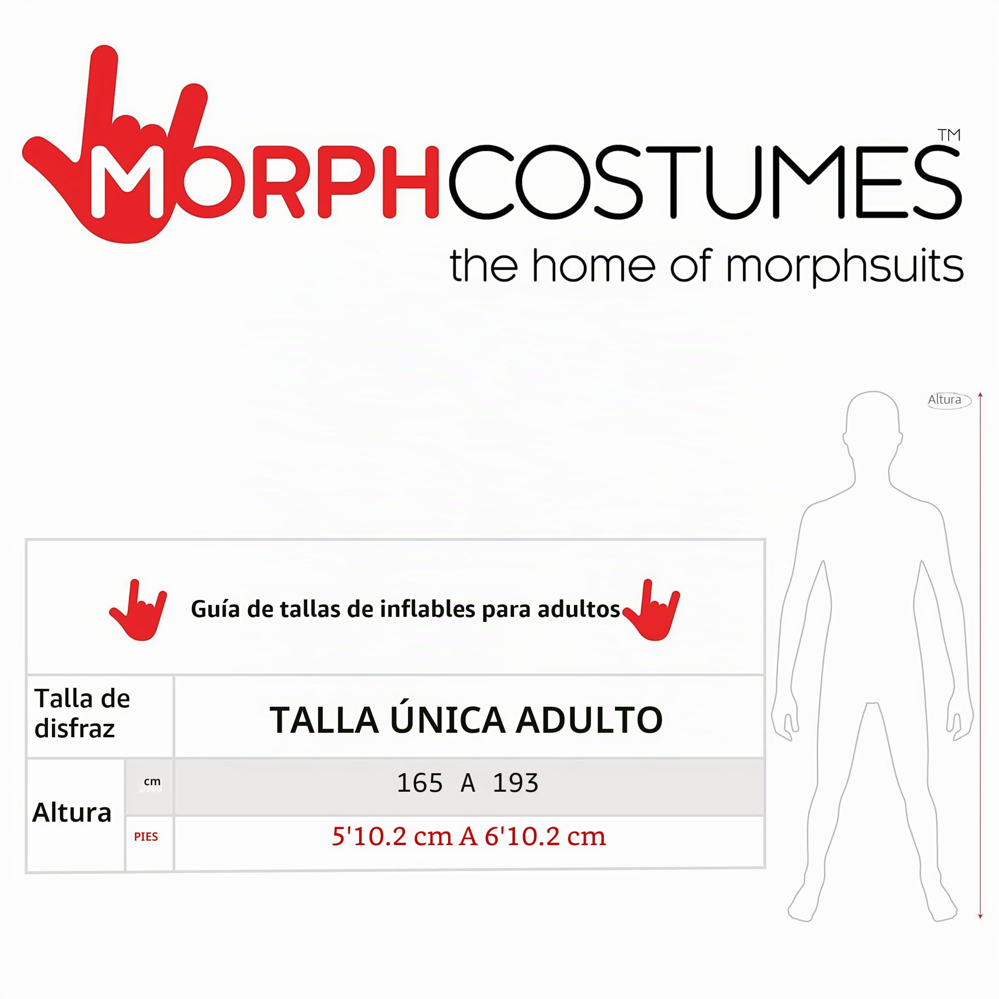 Morph Disfraz Inflable Zombie Adulto, Disfraces Hinchables, Traje Inflable Zombies Halloween, Disfraces Zombi, Disfraz Halloween