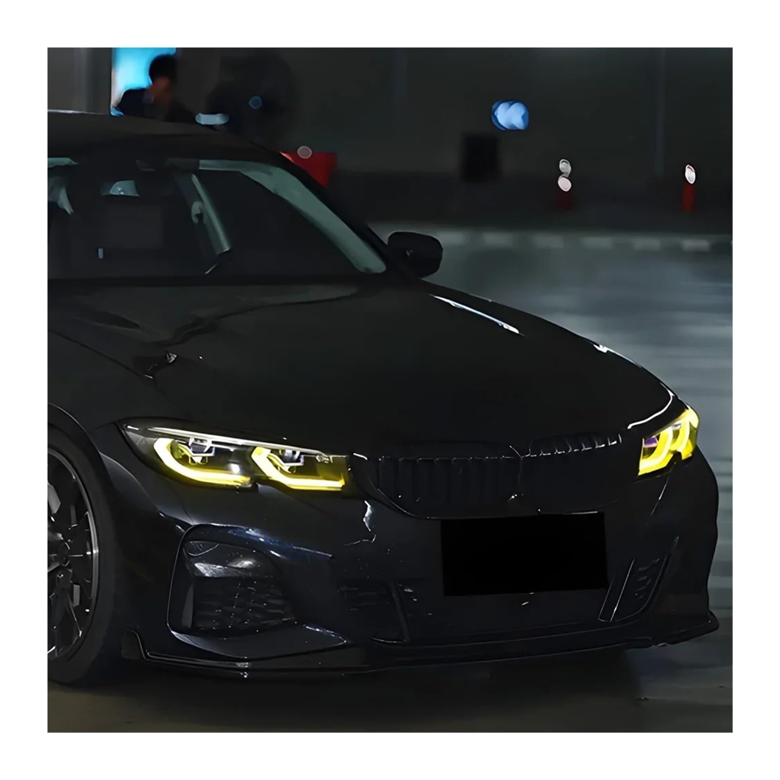 Fari Anteriori per BMW Serie 3 G20 G28 320I 325I 330I 2019-2022, aggiornamento con Lente proiettore DRL Gialla, Accessori per Auto.