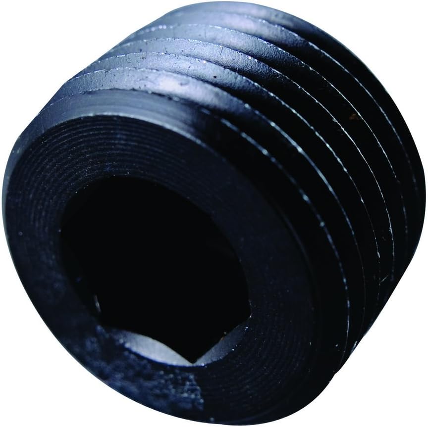 Fragola 493204-BL Black 3/8 MPT Allen Pipe Plug