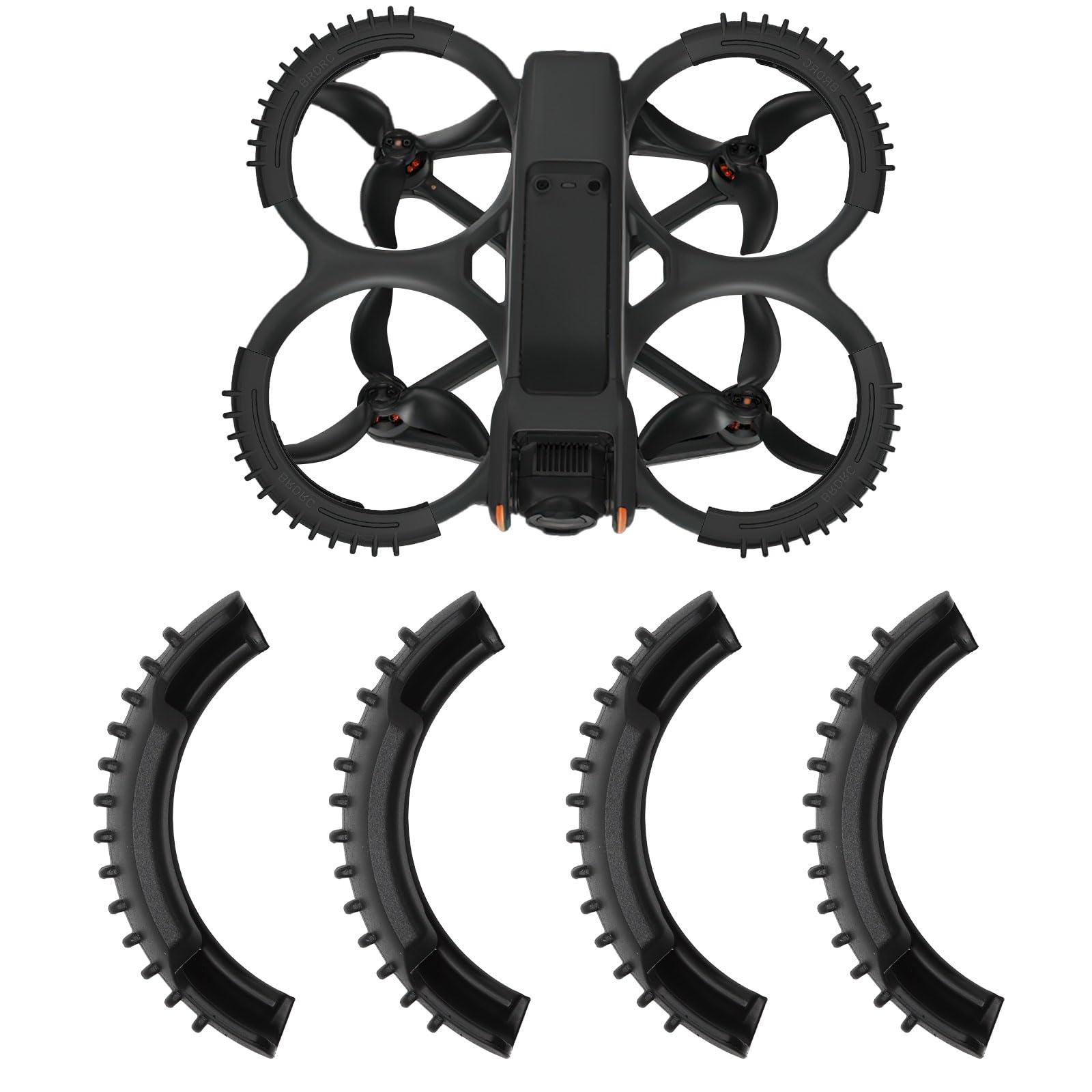 TNSLAND Protection Hélice 4 Pièces Pour DJI Avata 2 - Pare-Chocs Drone
