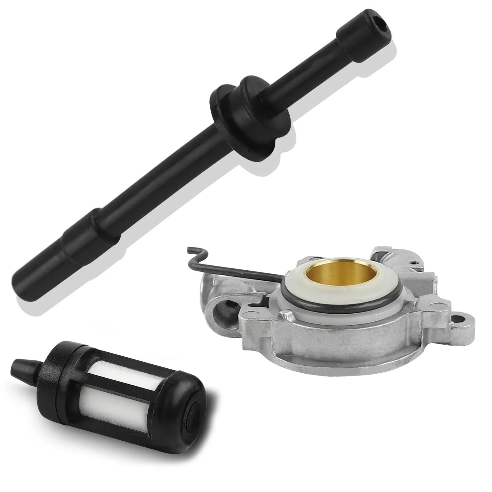 bomba de gasolina moto Compatible con Stihl 029 039 MS290 MS310 MS390 MS311 1127 640 3200 3204 bomba de aceite engranaje de tornillo sin fin filtro de combustible Kit de tubo flexible de Gas