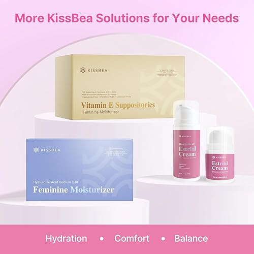 Miniatura 7 de Crema bioidéntica de estrógeno íntimo para mujeres - Crema de estrógeno íntima externa con estriol para sequedad vaginal e irritación - Alivio de la