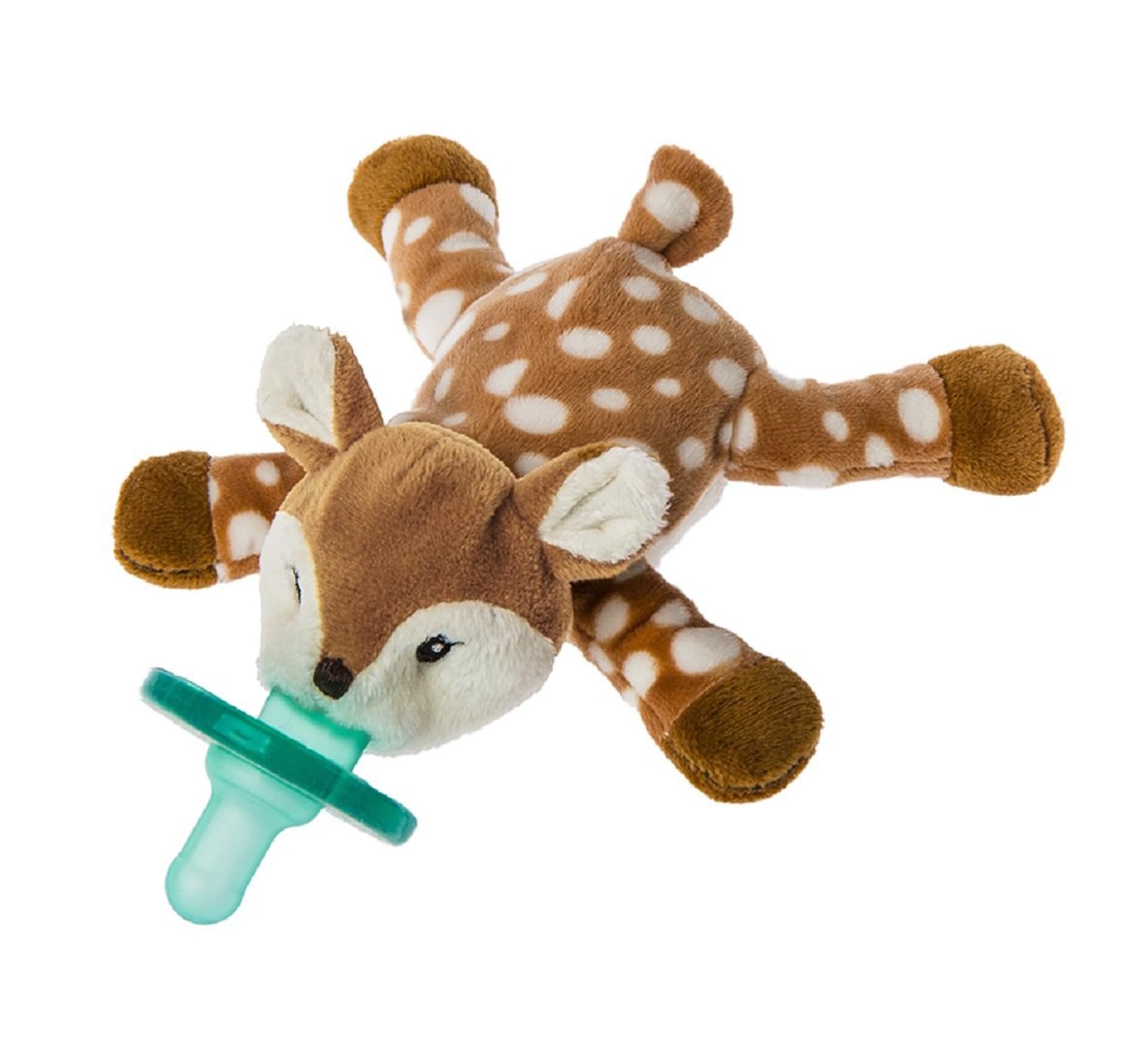 Mary Meyer Wubbanub Soft Toy and Pacifier, Amber Fawn