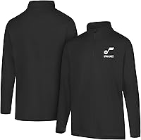 Vista 26 de Ultra Game Mens NBA Official Quarter Zip Long Sleeve Pullover T-Shirt Color del