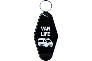 Retro Motel Style Keychain for Sprinter Van