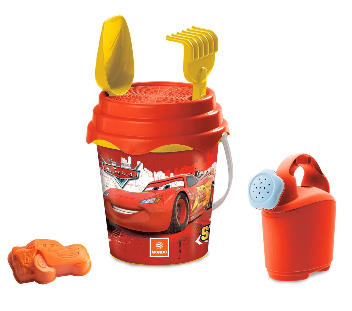 Disney Mondo 17 cm Cars Bucket Trolley Set