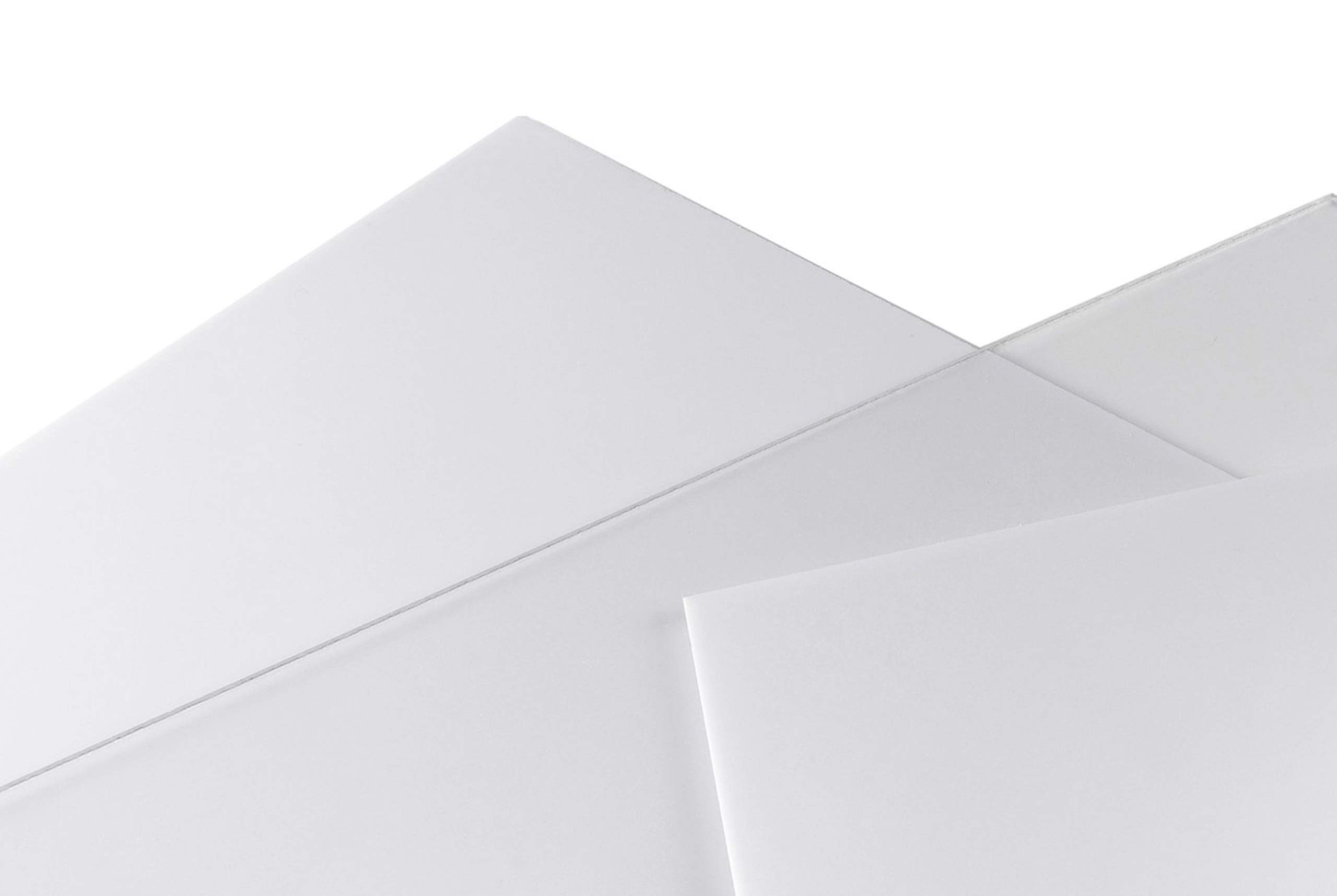 Crilex (vetro sintetico trasparente) tagliato a misura 50x70cm, Accessorio infrangibile ed antinfortunistico per cornici e quadri. Set di 3 pezzi