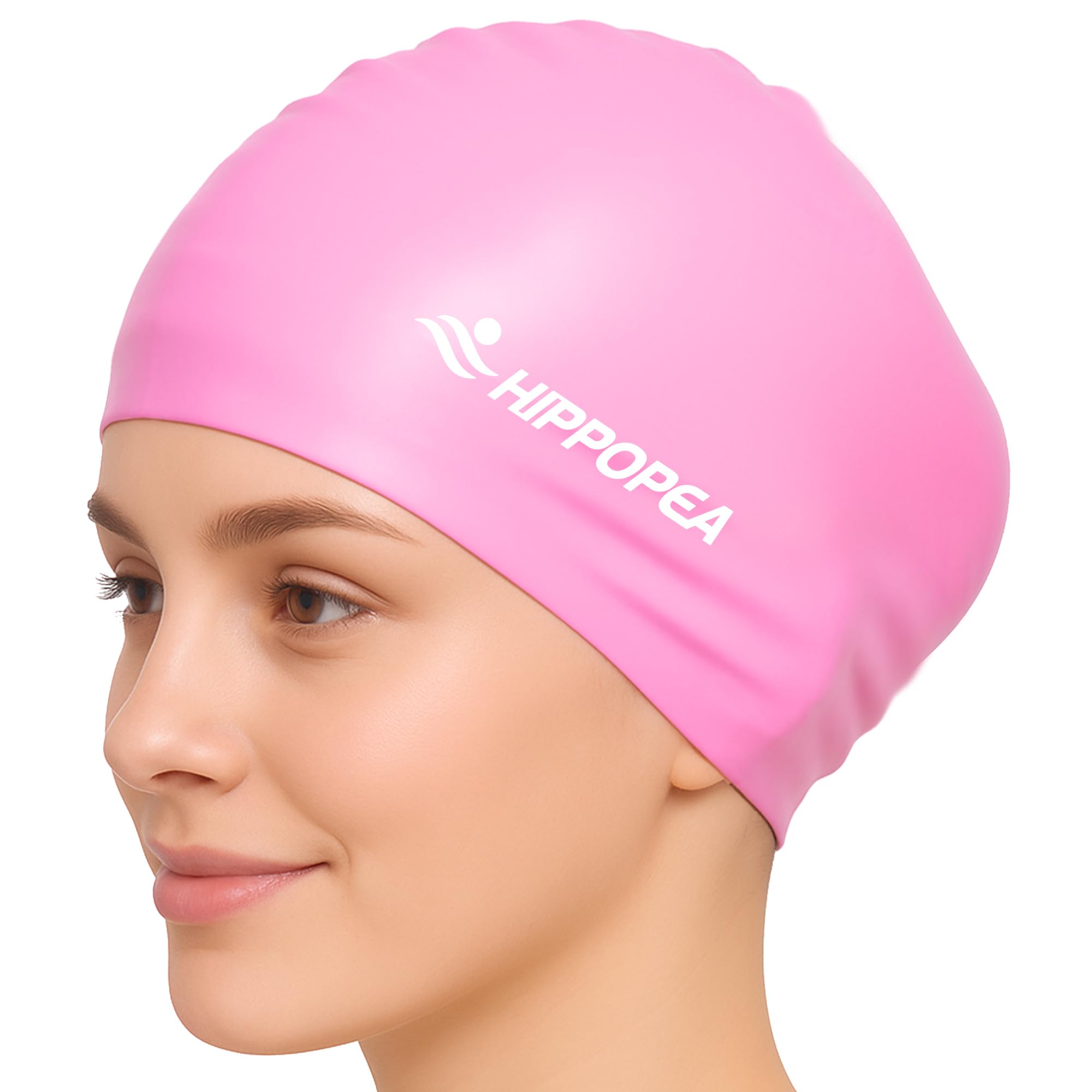 Gorro de natación de silicona para adultos, gorro de natación impermeable para mujeres y adultos, gorro de natación para hombres, comodidad duradera, antideslizante y cómodo, perfecto para