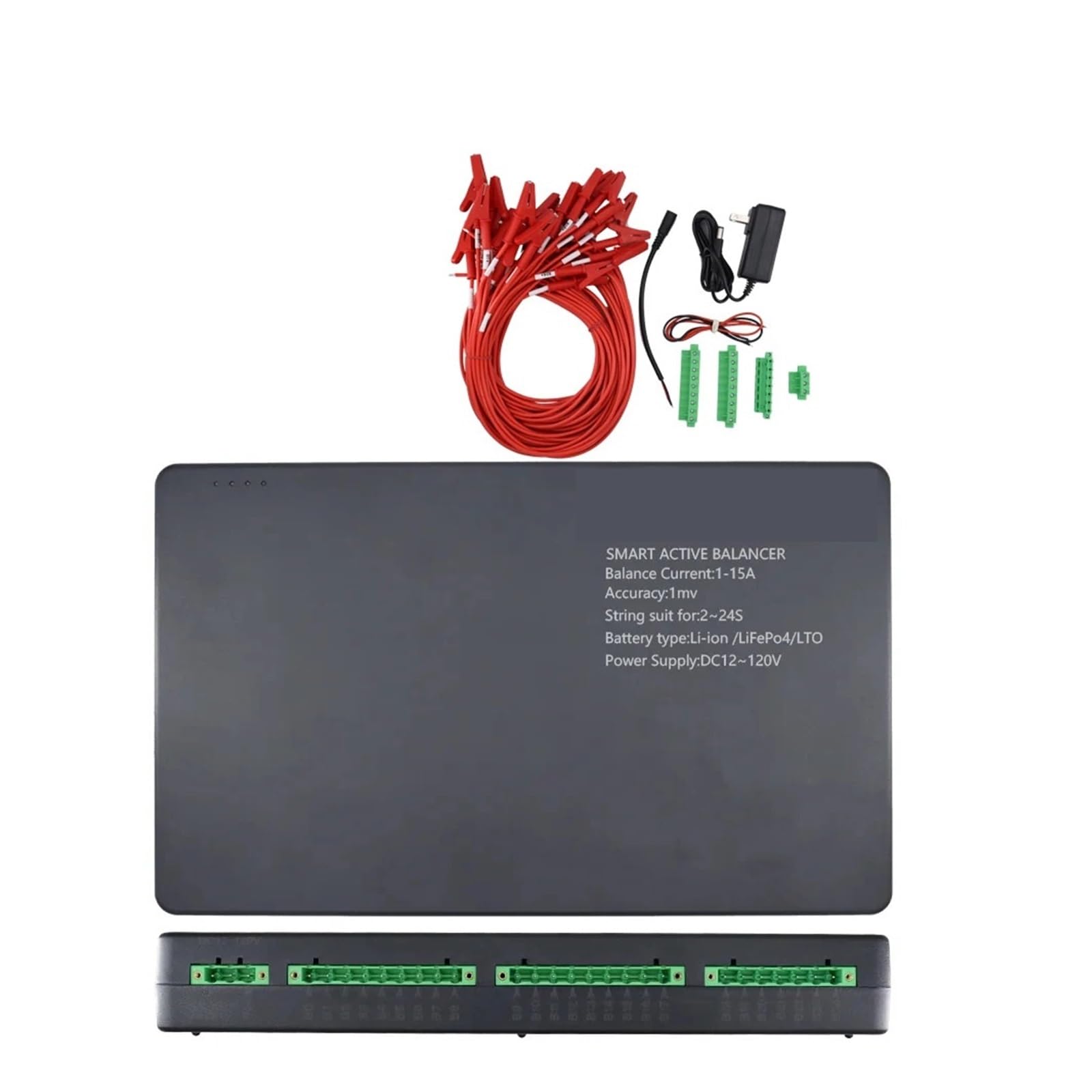 LDHJBNAC Active Balancer 8A 10A 15A 4A Neey Balance Current for 2S~24S Lifepo4 Li-ion Battery 4A Equalizer(15A Active Balancer)