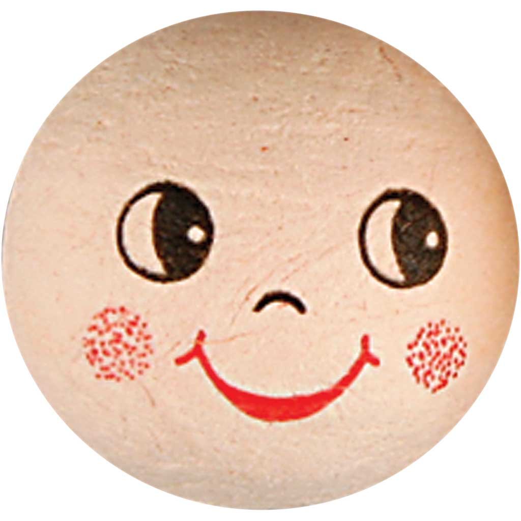 Creativ 542300 Compressed Cotton Faces, D: 30 mm, 10pcs