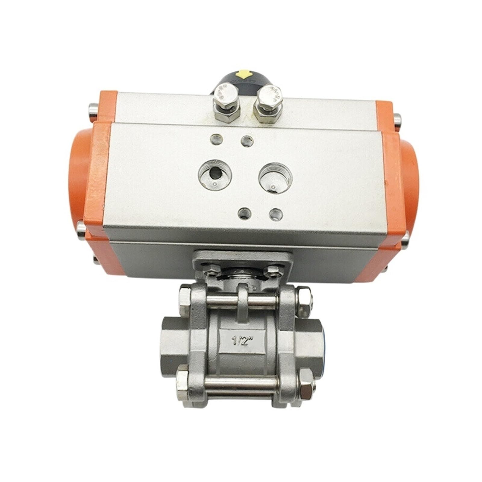 Robinet à tournant sphérique DN15 pneumatique en inox 304 durable