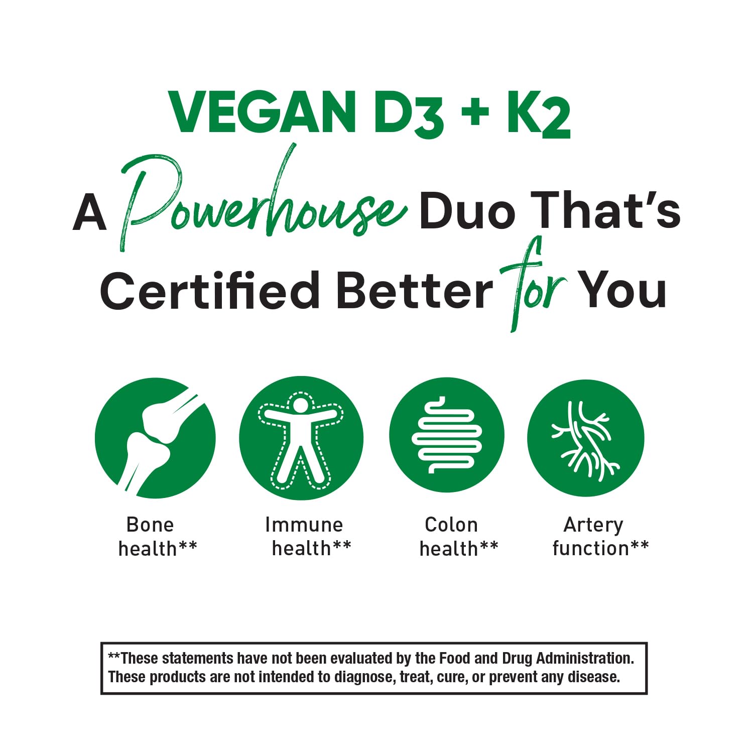 Country Life Vegan D3 + K2, MK-4 and MK-7, 60 Capsules — Amazon image 4