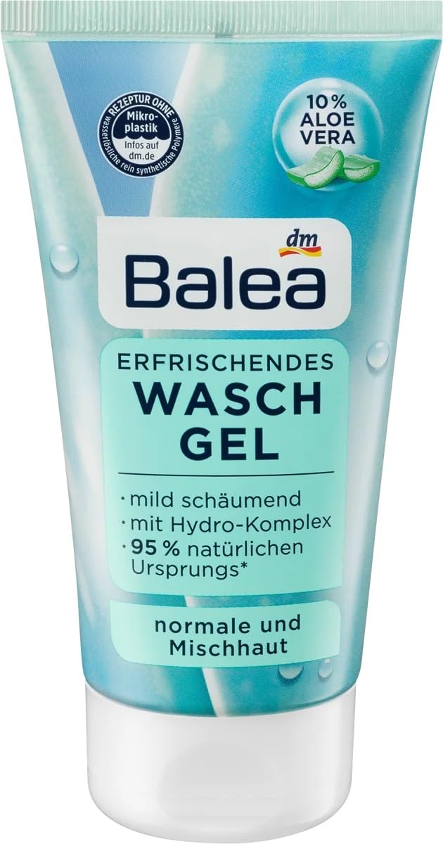 Erfrischendes Waschgel mit Aloe Vera fr eine grndliche und sanfte  Reinigung der Haut, 150 ml : Amazon.de: Kosmetik