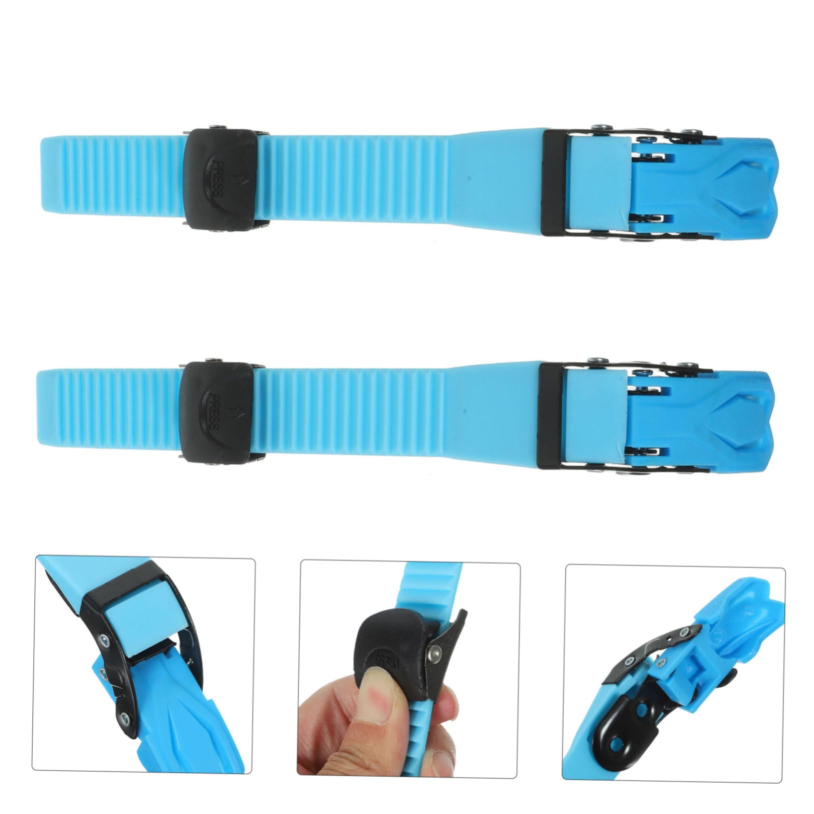 BESPORTBLE Skating Shoes Boots Belt Roller Skates Energy Belt Durable Plastic Laces for Adult Boys and Girls Roller Skates