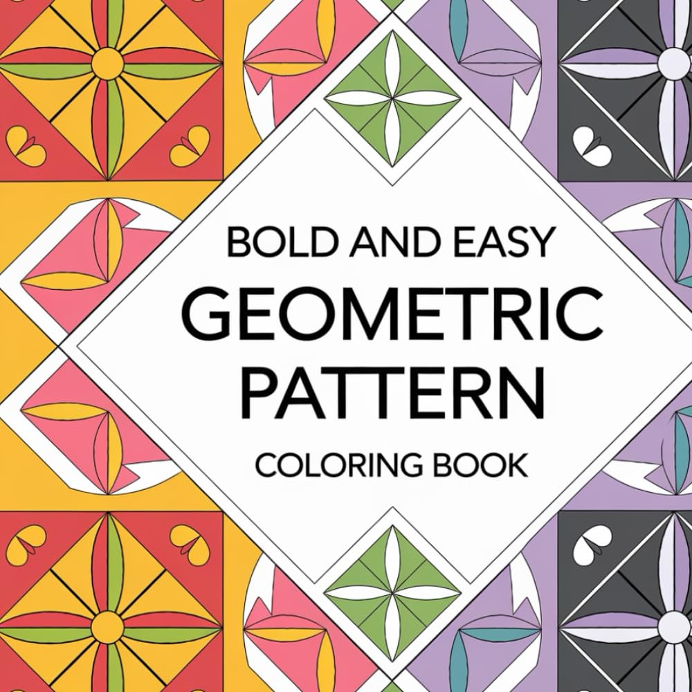 Geometric Pattern Coloring Pages: Intricate Designs to Relax, Focus, and Unleash Your Creativity