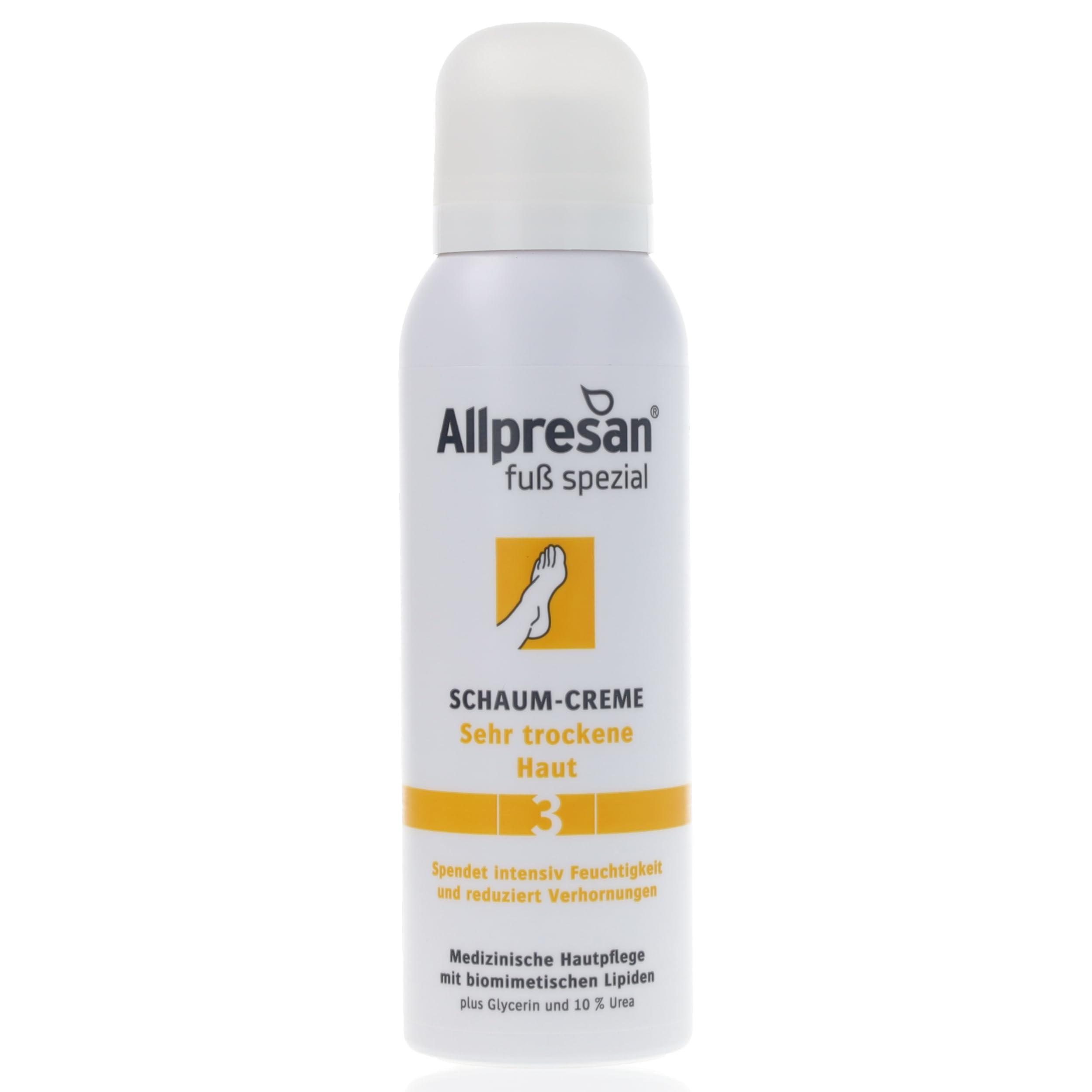 Allpresan Fuß spezial Nr. 3 Schaum-Creme – Sehr trockene Haut – 125 ml