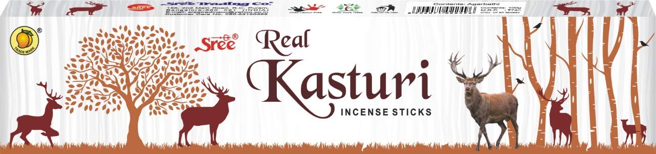 SREE TRADING CO. Real Kasturi - Pack of 6