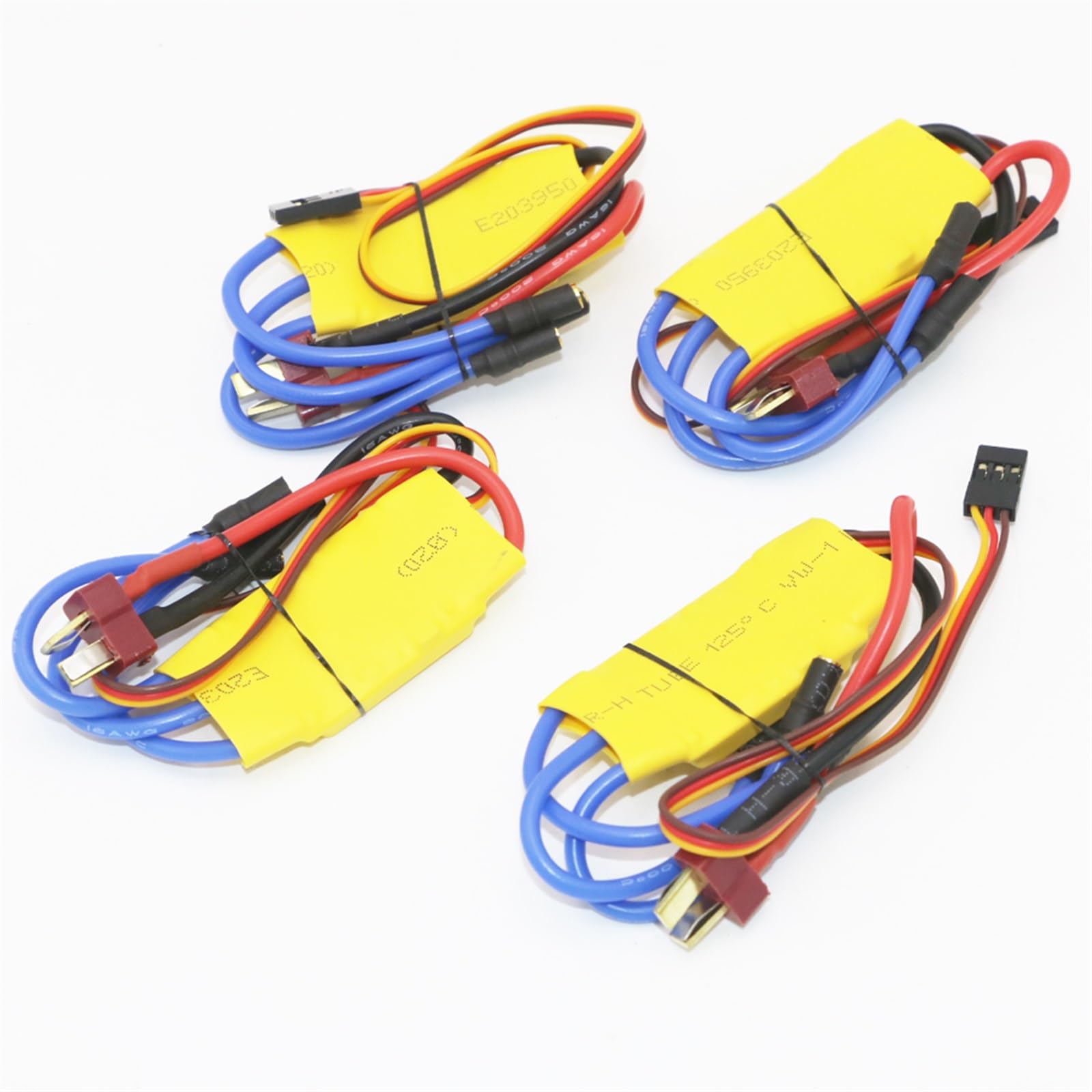 4 PCS Drone 30A Brushless Speed Controller RC ESC + Multi Servo Tester 3CH ESC 4.8-6V Kit Spare Part for F450 Multicopter Drone Accessories