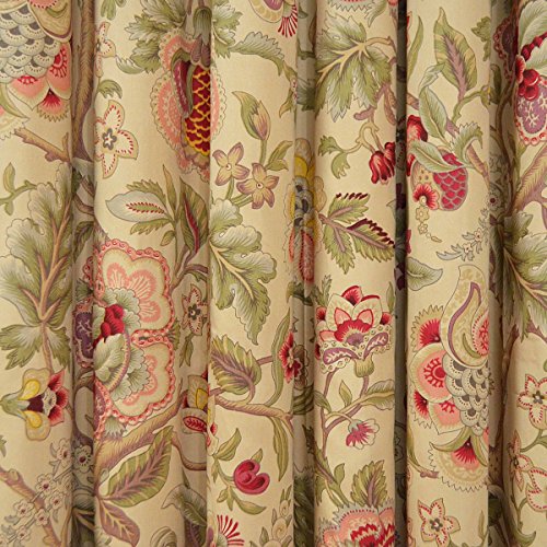 Image of Waverly Imperial Dress Curtain Panel with Tie Back, Antique, 52 inch x 84 inch