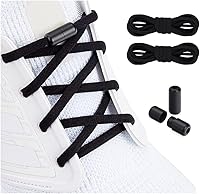 ZHENTOR No Tie Elastic Shoelaces for Sneakers - One Size Fits All Adults & Kids, Quick Slip-On Tieless Shoe Laces