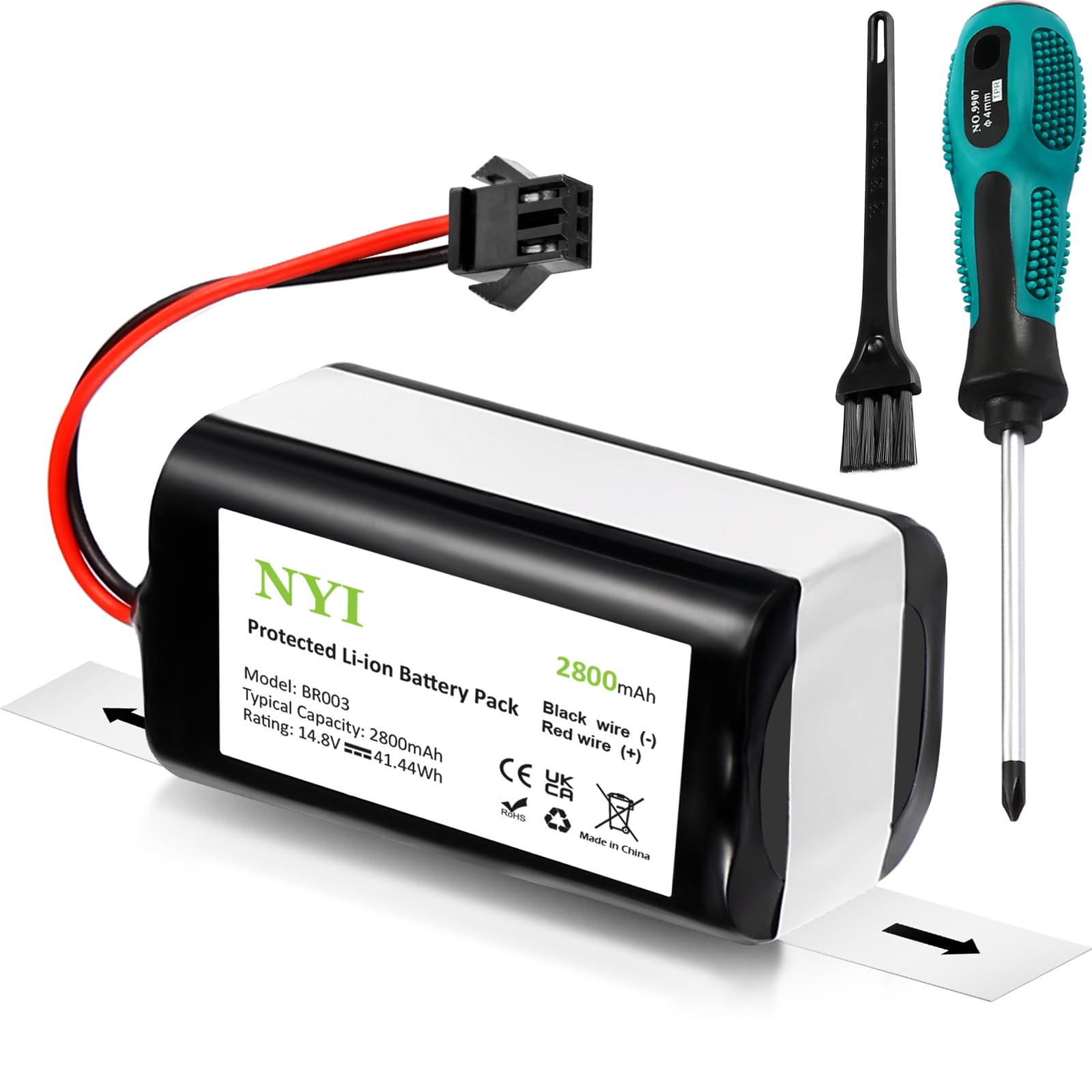 Amazon.com: NYI Replacement Battery with Tools Compatible with