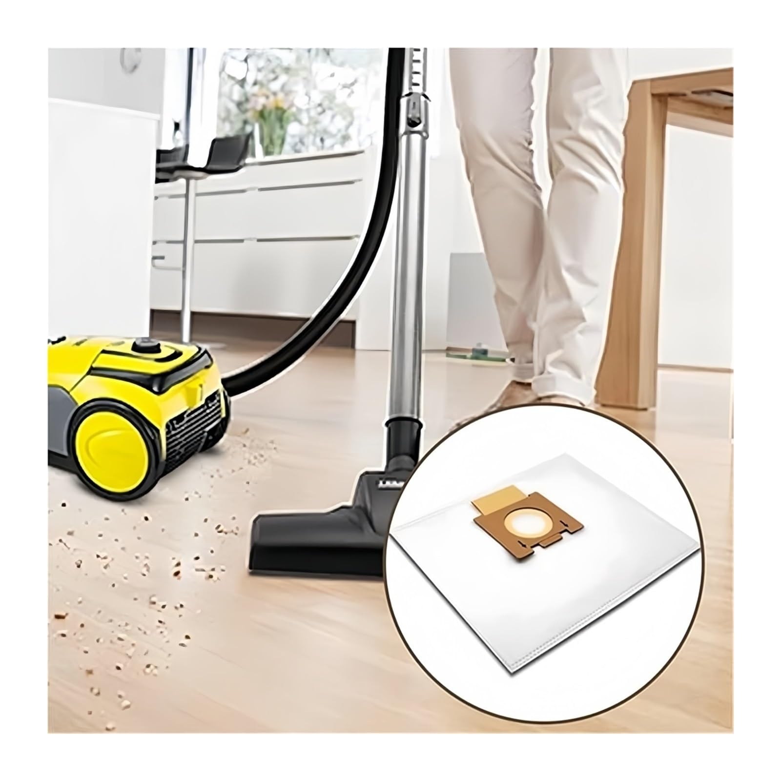Bolsas De Aspiradora, Compatibles Con Hoover,H81/H81 Pure Epa/Telios Extra, Piezas De Repuesto for Bolsas De Polvo Al Vacío De Gran Capacidad(15PCS)
