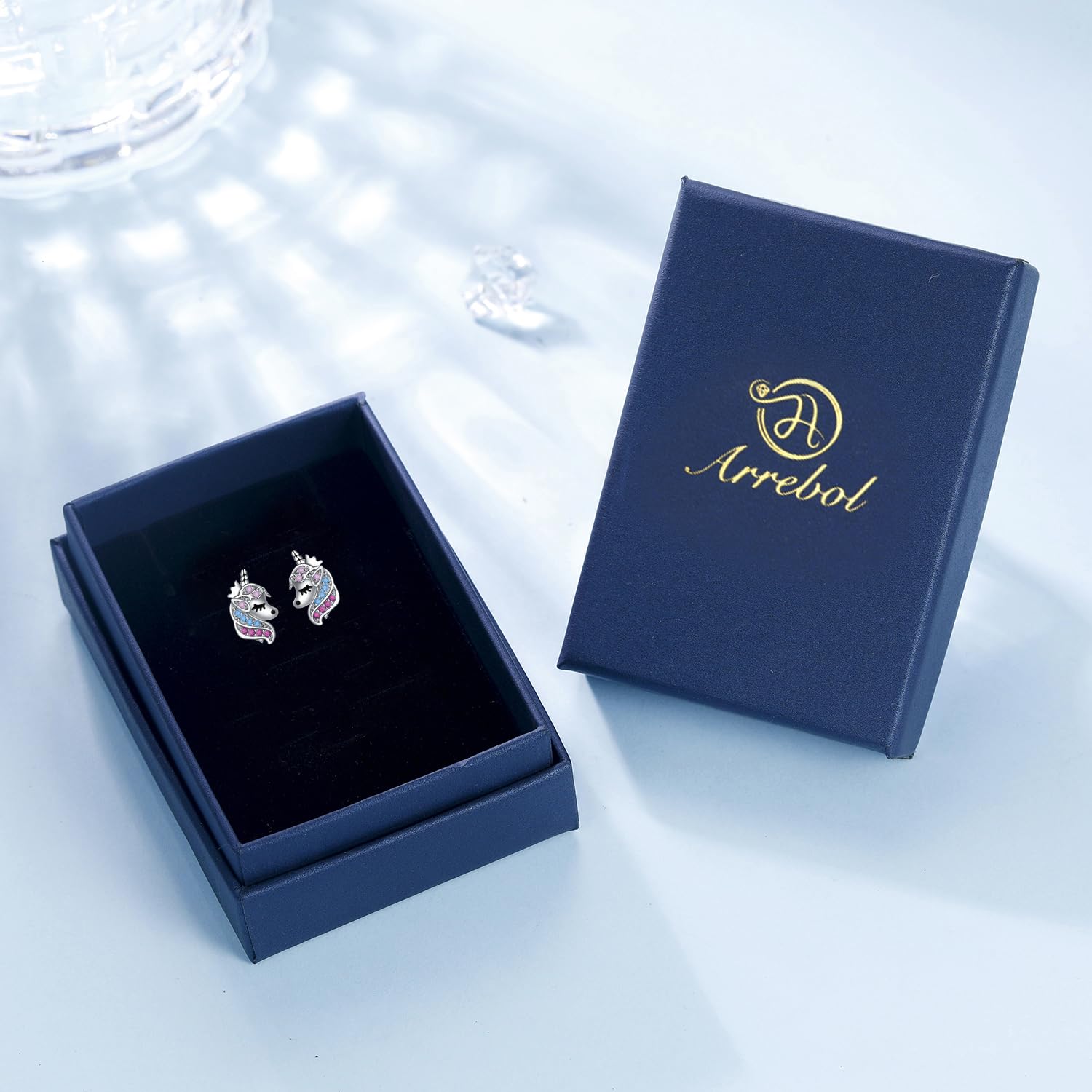 Arrebol Orecchini Donna Argento Sterling 925 con Scatola di Gioielli Regalo per Donne Moglie Madri Figlia Sorella
