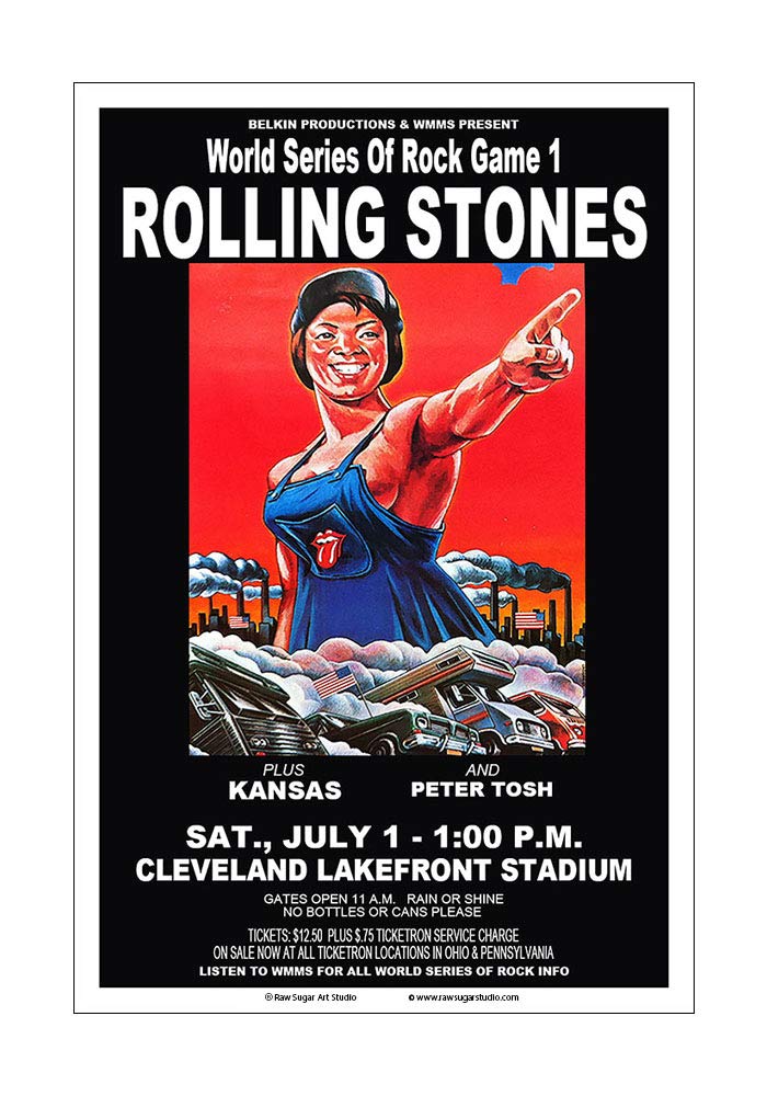 Amazon.com: Raw Sugar Art Studio Rolling Stones/Peter Tosh/Kansas